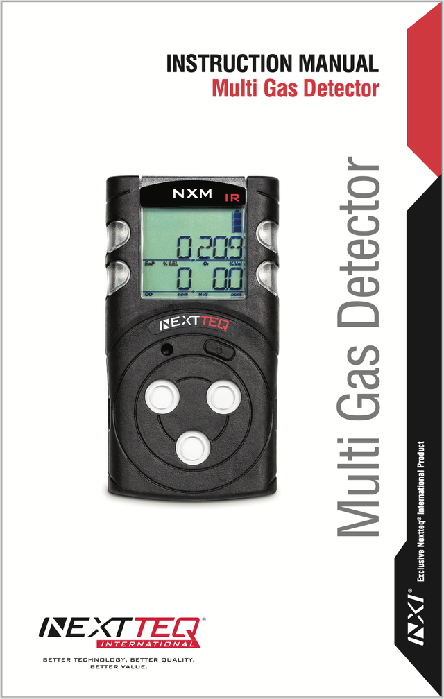 NXM Multi-Gas Detectors | Nextteq International